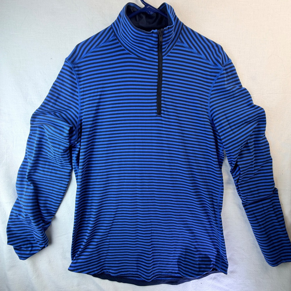Lululemon Men's Studio Quarter Zip Pullover Long Sleeve Athletic Top